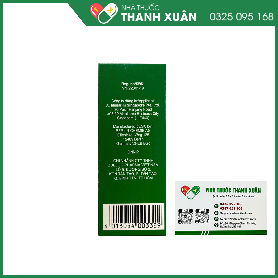 Espumisan L thuốc điều trị đầy hơi, chướng bụng